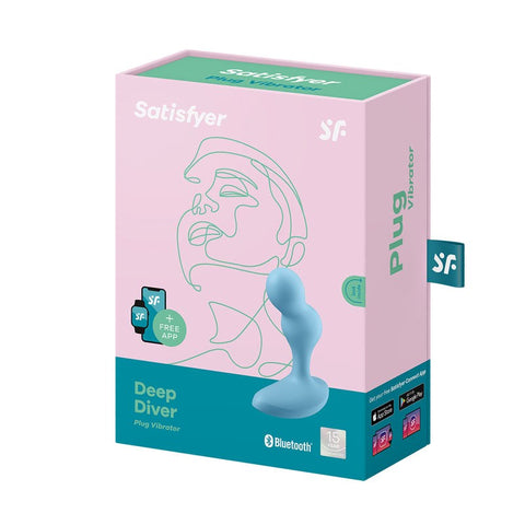 Satisfyer Deep Diver App Controlled Vibrating Butt Plug with Remote Control - Butt Plugs