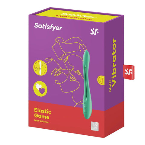 Satisfyer Elastic Game Bendable Multi Functions G Spot Vibrator Dual Motor - G-Spot Vibrators