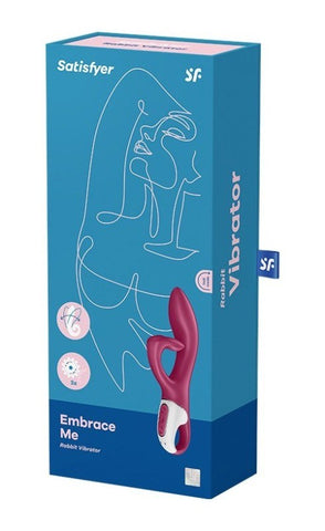 Satisfyer Embrace Me Flexible Rechargeable Rabbit Vibrator Dual Motor - Bullet Vibrators