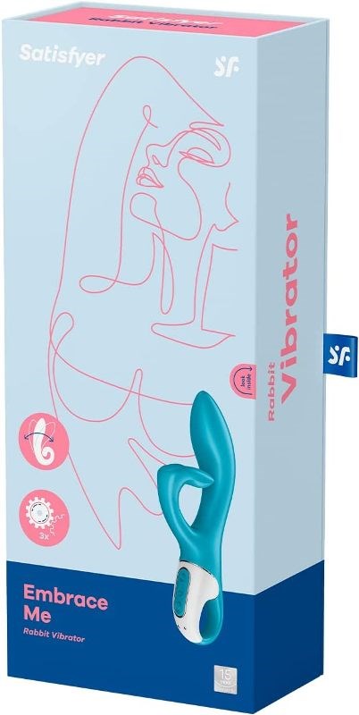 Satisfyer Embrace Me Flexible Rechargeable Rabbit Vibrator Dual Motor - - Bullet Vibrators