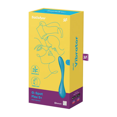 Satisfyer Flex 5 Multi Functions App Controlled G Spot Vibrator - Finger and Tongue Vibrators