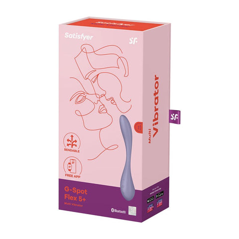 Satisfyer Flex 5 Multi Functions App Controlled G Spot Vibrator - Finger and Tongue Vibrators