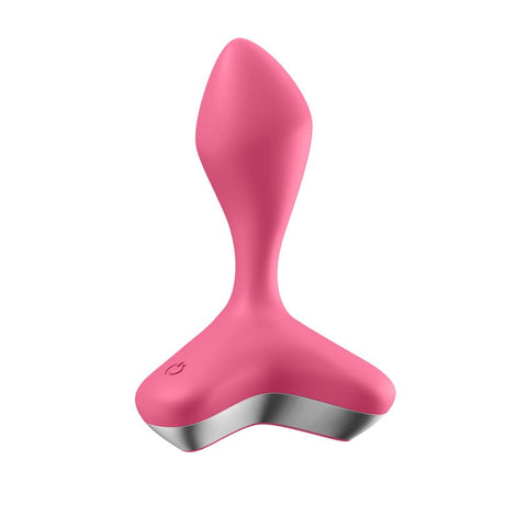 Satisfyer Game Changer Waterproof Silicone Vibrating Butt Plug Dual Motor - Remote Control Vibrators