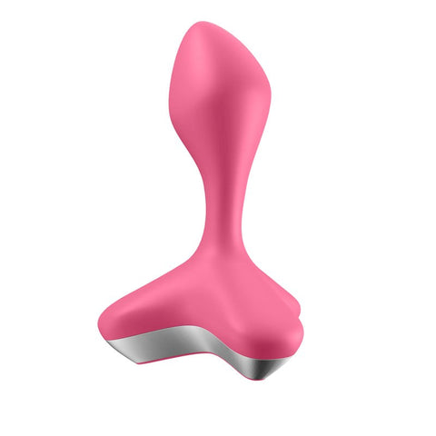 Satisfyer Game Changer Waterproof Silicone Vibrating Butt Plug Dual Motor - Remote Control Vibrators