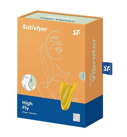 Satisfyer High Fly Waterproof Finger Vibrator with 12 Vibration Programs - Personal Massagers