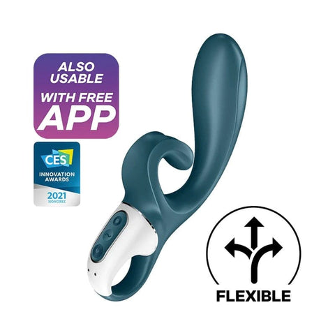Satisfyer Hug Me App Control Multi Functions Rabbit Vibrator Dual Motor - Clit Ticklers and Pulsators