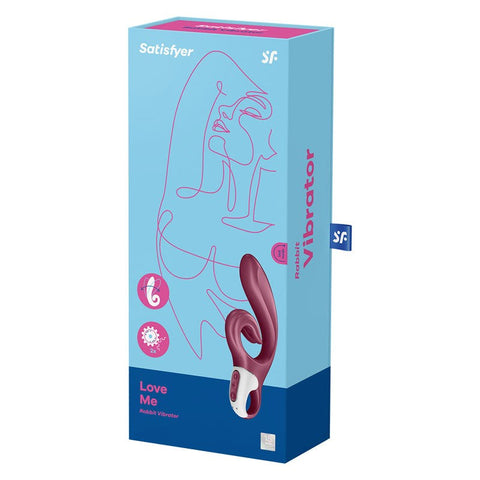 Satisfyer Love Me 24 Functions Silicone Rabbit Vibrator Dual Motor Power - Rabbit Vibrators
