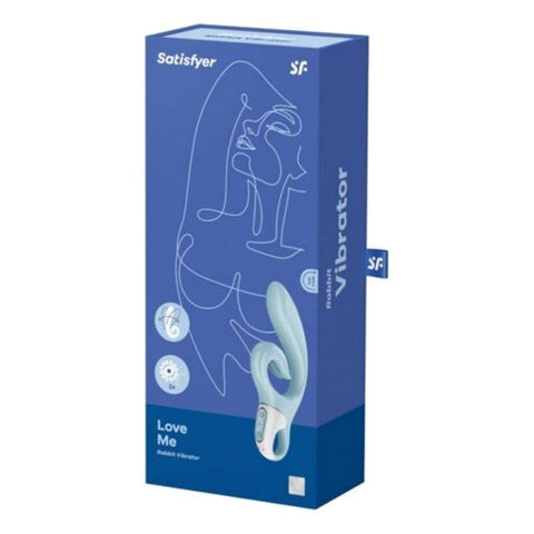 Satisfyer Love Me 24 Functions Silicone Rabbit Vibrator Dual Motor Power - Rabbit Vibrators