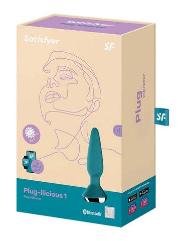 Satisfyer Plug ilicious 1 App Controlled Anal Vibrator Dual Motor Butt Plug - Remote Control Vibrators