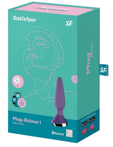 Satisfyer Plug ilicious 1 App Controlled Anal Vibrator Dual Motor Butt Plug - Remote Control Vibrators
