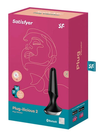 Satisfyer Plug ilicious 2 App Controlled Vibrating Anal Plug Dual Motors - Body Wands