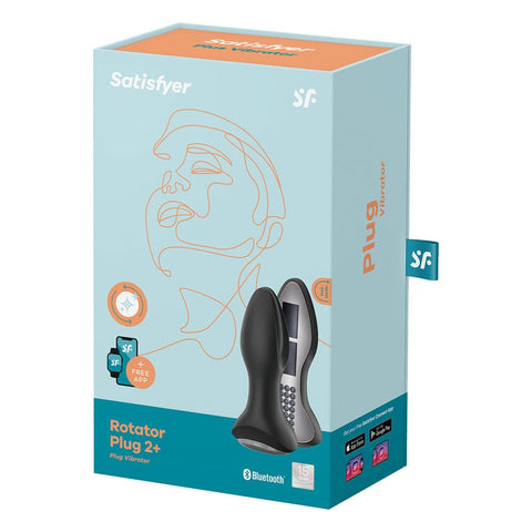 Satisfyer Rotator Plug 2 App Controlled Anal Vibrator with Dual Motors - Anal Vibrators
