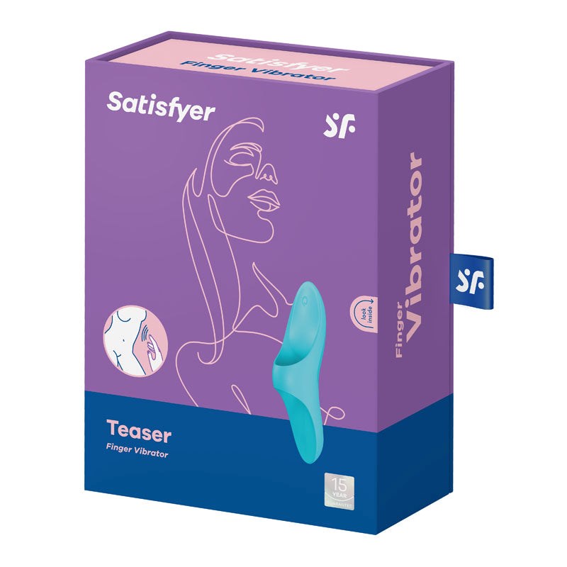 Satisfyer Teaser 12 Functions Adult Finger Vibrator - - Realistic Dildos