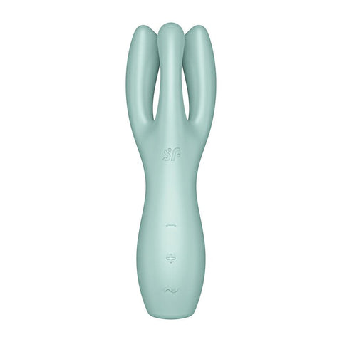 Satisfyer Threesome 3 Layon 3 Motors Clitoral Vibrator Triple Stimulation - Clit Ticklers and Pulsators