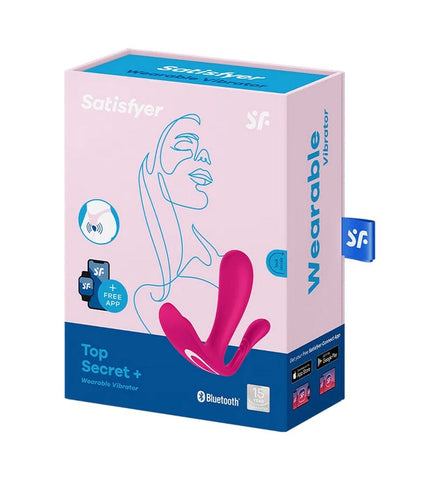 Satisfyer Top Secret + App Connect G Spot Vibrator with Dual Motor Technology - Love Eggs and Kegel Exercisers