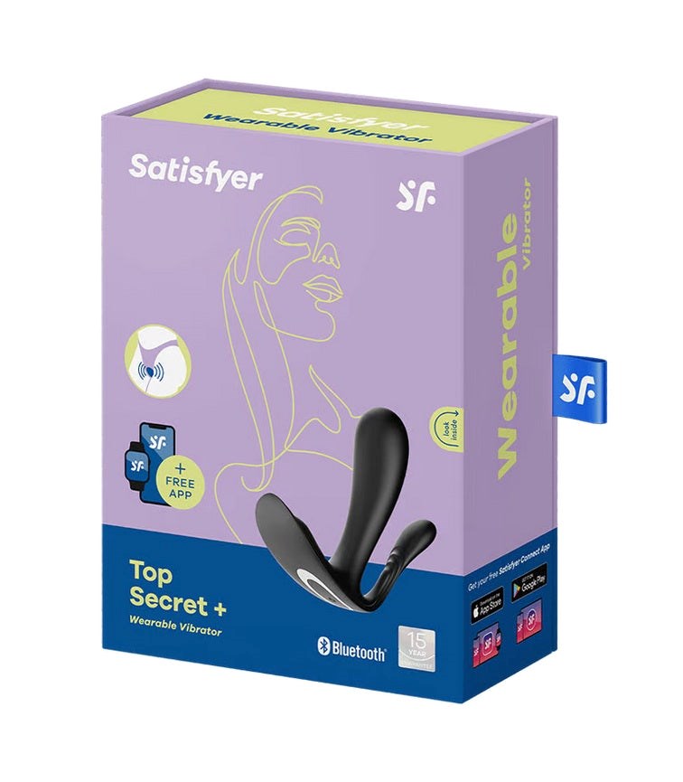 Satisfyer Top Secret + App Connect Sensual G Spot Vibrator - - Love Eggs and Kegel Exercisers