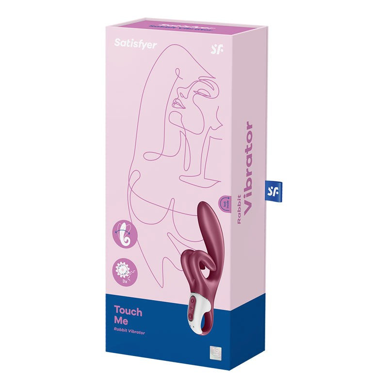 Satisfyer Touch Me 12 Functions Flexible Rabbit Vibrator Triple Motor Design - - Rabbit Vibrators