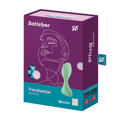 Satisfyer Trendsetter App Connected Vibrating Butt Plug with Remote Control - Rabbit Vibrators