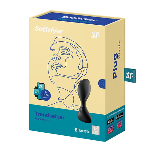 Satisfyer Trendsetter App Connected Vibrating Butt Plug with Remote Control - Rabbit Vibrators