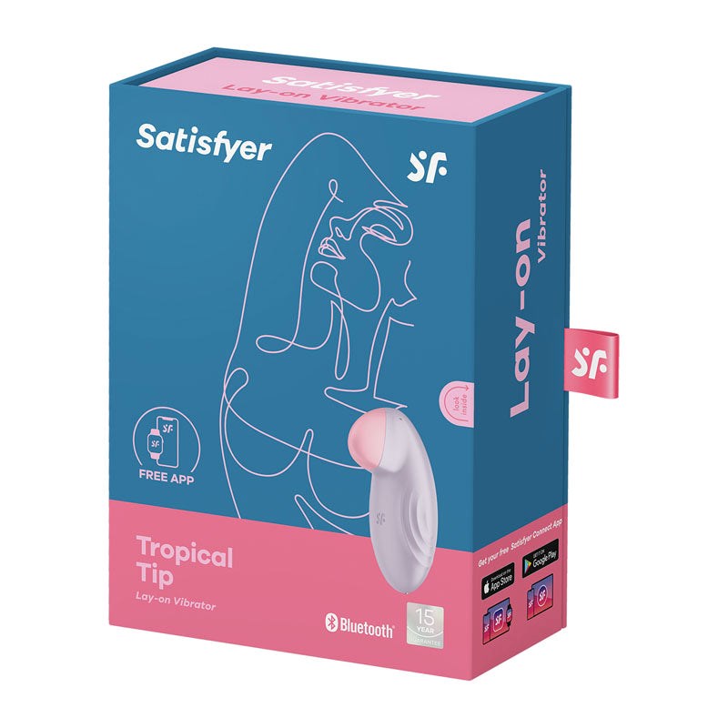 Satisfyer Tropical Tip Layon Multi Functions Clitoral Vibrator App Connected - - G-Spot Vibrators