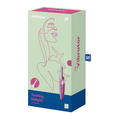 Satisfyer Twirling Delight 40 Functions Clitoral Massager Whisper Quiet - Remote Control Vibrators