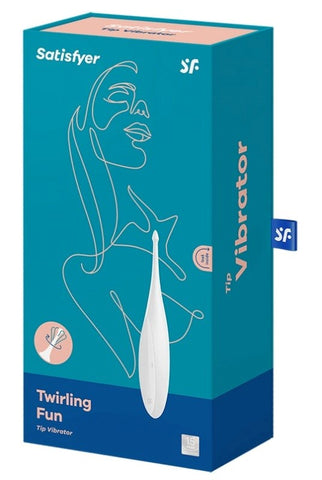 Satisfyer Twirling Fun 12 Functions Silicone Clitoral Vibrator Waterproof - Glass Sex Toys
