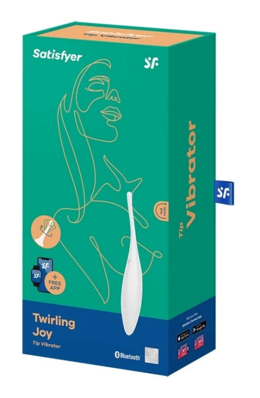 Satisfyer Twirling Joy App Controlled Circulating Vibrator - - Bullet Vibrators