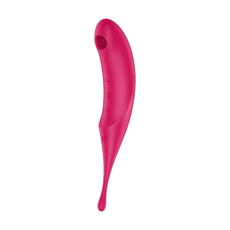 Satisfyer Twirling Pro Hybrid Air Pulse G Spot Vibrator - Clit Ticklers and Pulsators