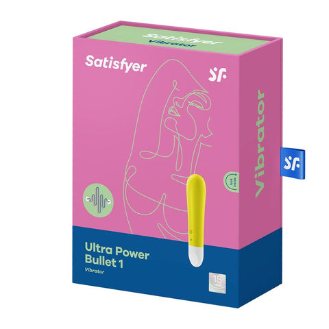 Satisfyer Ultra Power Bullet 1 Waterproof Vibrator with 12 Programs - Remote Control Vibrators