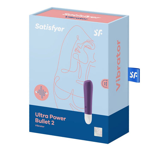 Satisfyer Ultra Power Bullet 2 Intense Clitoral Stimulator Rechargeable - Bullet Vibrators