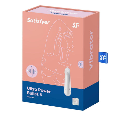 Satisfyer Ultra Power Bullet 3 Waterproof Clitoral Vibrator IPX7 Rated - Bullet Vibrators