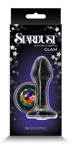 NS Novelties Stardust Glam Crystal Butt Plug with Diamond Base Design - Rabbit Vibrators