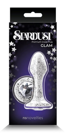 NS Novelties Stardust Glam Crystal Butt Plug with Diamond Base Design - Rabbit Vibrators