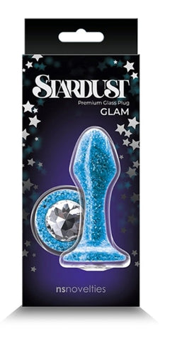 NS Novelties Stardust Glam Crystal Butt Plug with Diamond Base Design - Rabbit Vibrators