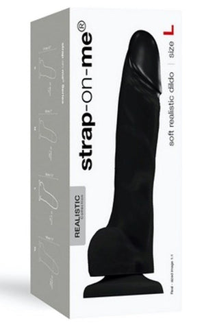strap on me Soft Realistic Dildo Large with Textured Design - Moulding Kits