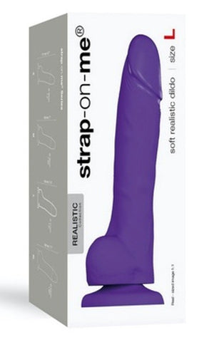 strap on me Soft Realistic Dildo Large with Textured Design - Moulding Kits