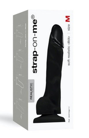 strap on me Soft Realistic Dildo Medium Lifelike Texture - Strap On Sextoys