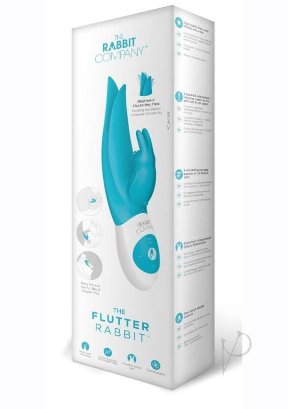 Xgen Products The Flutter Rabbit Dual Motor Flutter Tip Rabbit Vibrator - Clit Ticklers and Pulsators