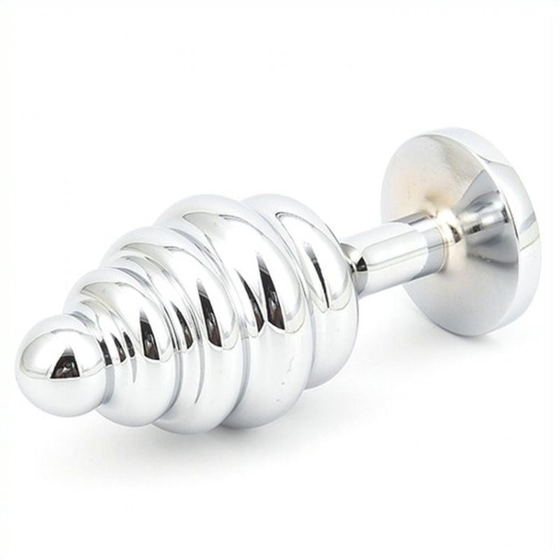 BDStyle Thread Butt Plug With Spiral Diamond Textured Anal Stimulation - Clit Ticklers and Pulsators