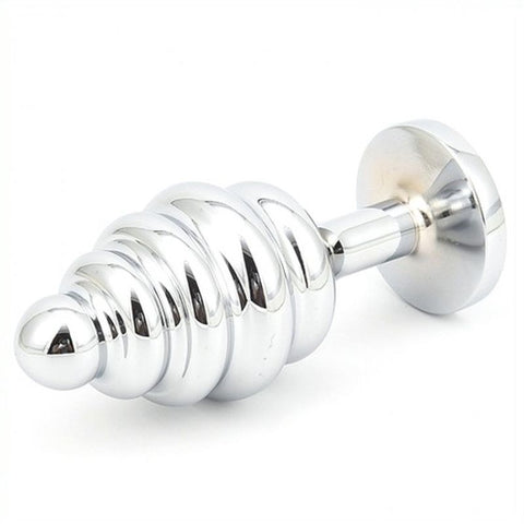 BDStyle Thread Butt Plug With Spiral Diamond Textured Anal Stimulation - Clit Ticklers and Pulsators