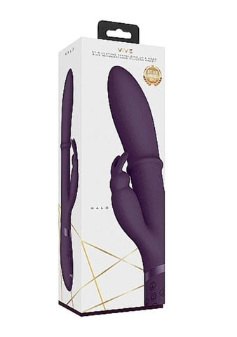 Shots Toys Vive Halo Rabbit Vibrator Dual Stimulation and 10 Modes - Non-Realistic Dildos