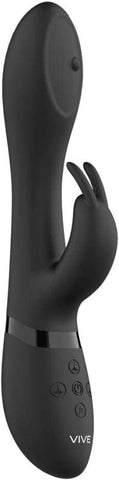 Shots Toys Vive Mira Spinning G Spot Rabbit Dual Motor Vibrator - Rabbit Vibrators