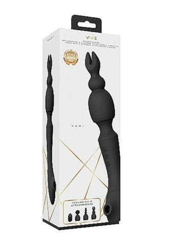 Shots Toys Vive Nami USB Rechargeable Wand Vibrator with 10 Modes - Body Wands