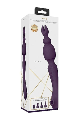 Shots Toys Vive Nami USB Rechargeable Wand Vibrator with 10 Modes - Body Wands