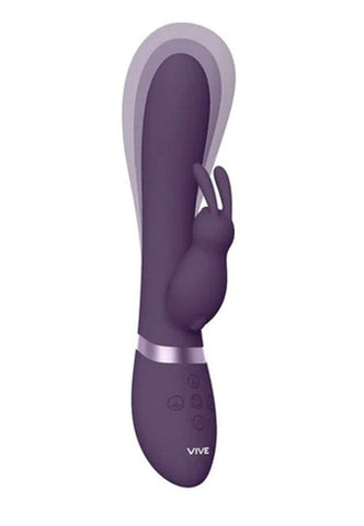 Shots Toys Vive Taka Triple Motor G Spot Vibrator with Inflation - Rabbit Vibrators