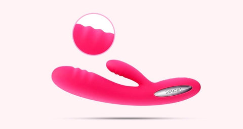 Svakom Adonis Multi Functions Heating Rabbit Vibrator with Dual Stimulation - Rabbit Vibrators