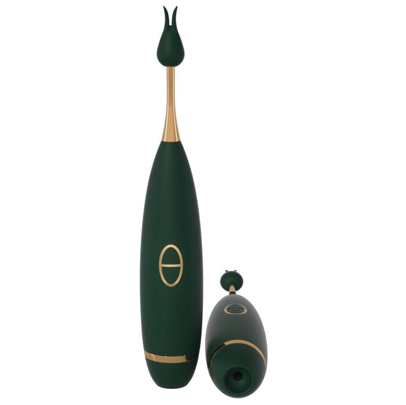 BDStyle Clit Vibe And Pump Dual Action Vibrator with Suction - - G-Spot Vibrators