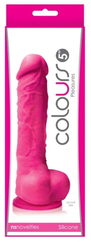 NS Novelties Colours Pleasure 5in. Dildo Premium Silicone Design - Realistic Dildos