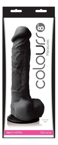 NS Novelties Colours Pleasure 8in Dildo Premium Silicone for Deep Penetration - Realistic Dildos