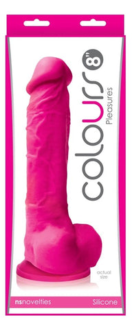 NS Novelties Colours Pleasure 8in Dildo Premium Silicone for Deep Penetration - Realistic Dildos
